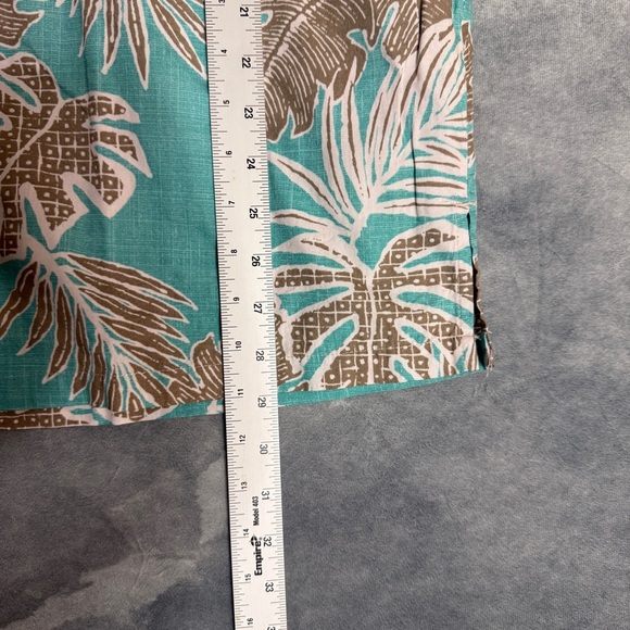 Vintage Cooke Street Shirt Mens Size L Floral Palm Tree Print Hawaiian Beach - Picture 5 of 16